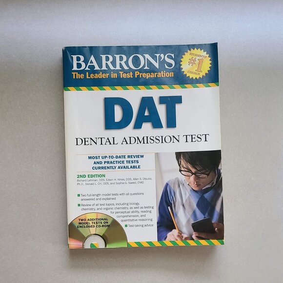 Barron's Dental Admission Test Textbook - Picture 1 of 6